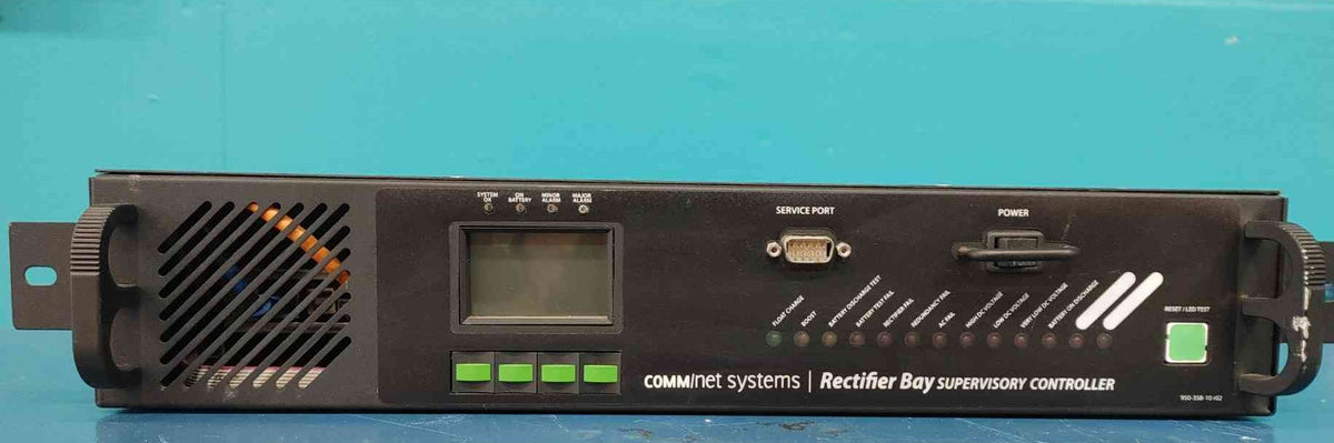 COMM/net 016-973-10 Rectifier Bay Supervisory Controller Module 2RU Telecom PDU