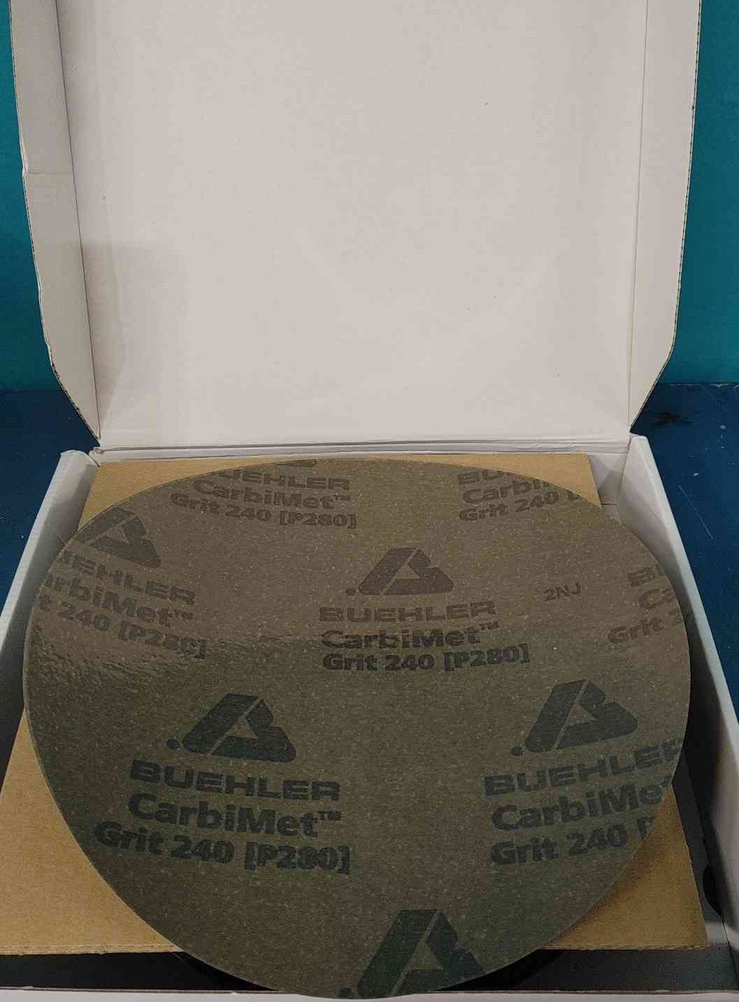 Buehler CarbiMet S 10" Abrasive Grinding Discs 240 Grit P280 16-10-0240 SiC 10in