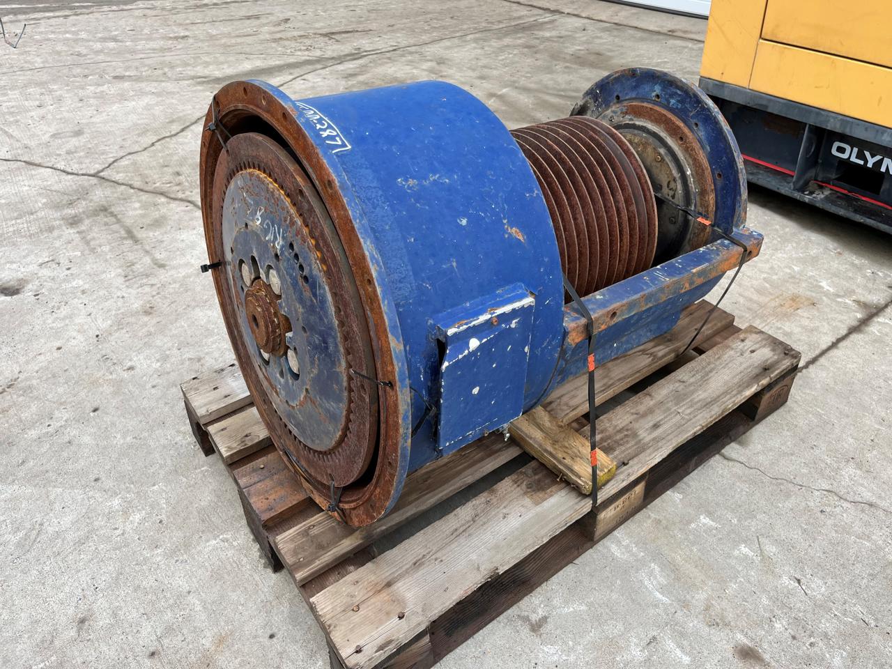 PTO Clutch for Industrial Engine up to 1000 HP w/ Outboard Bearing for Heavy Side Load Application w/ Air or Hydraulic Engage and Disengage