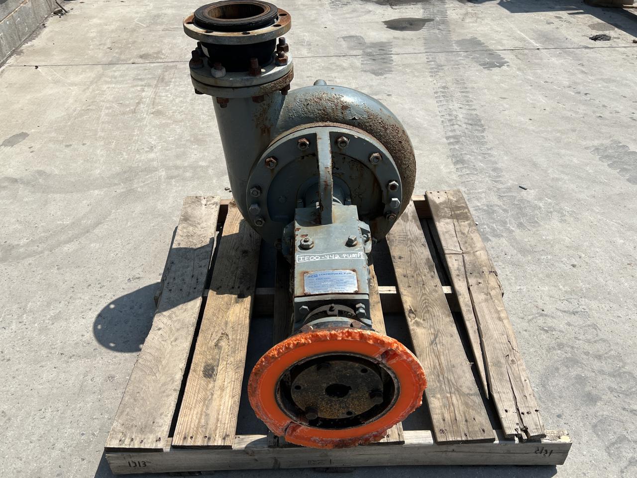 MCM Water Pump, 6x8x14, Year – 2010, Low Hours, Not tested