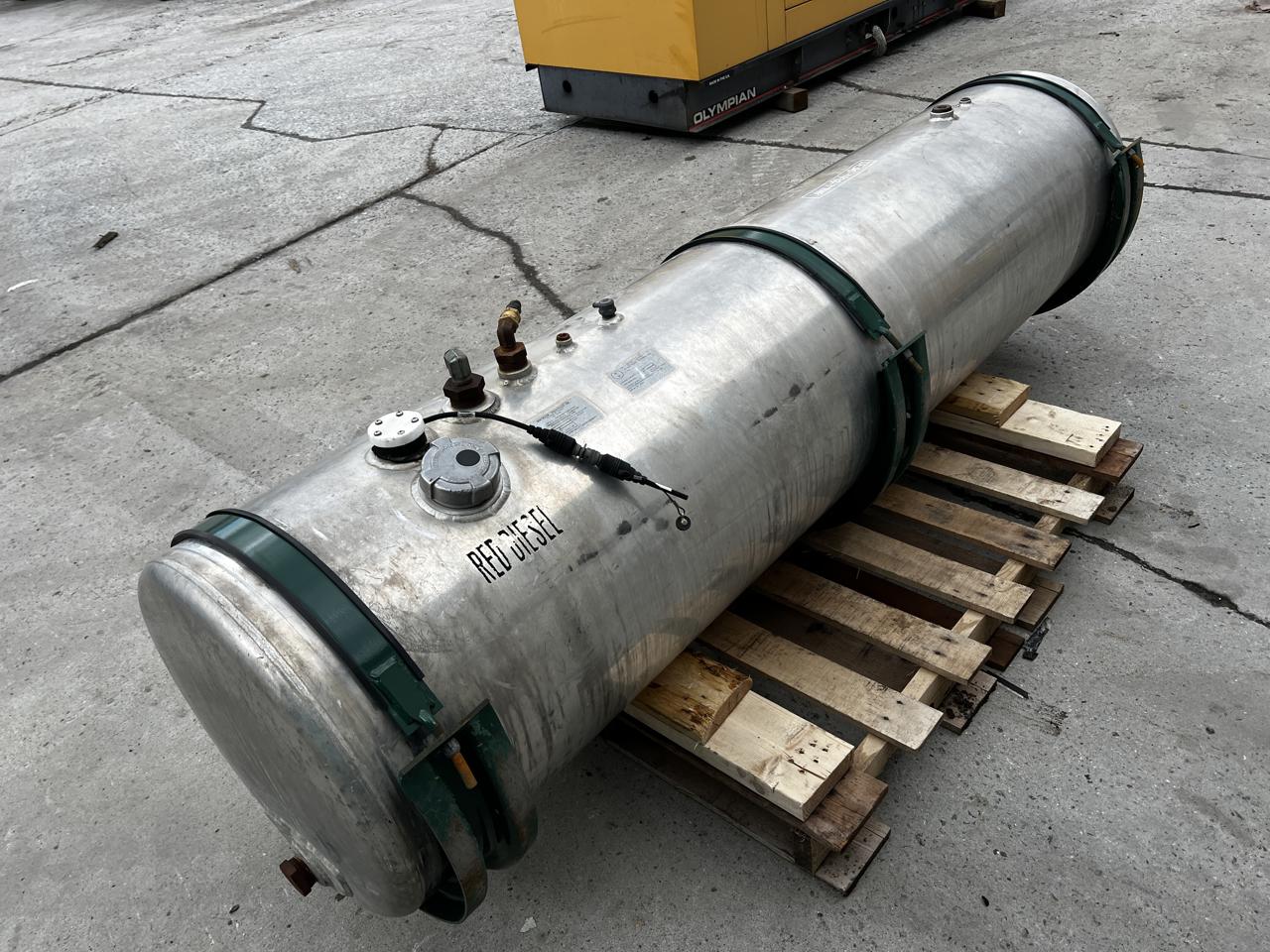 150 Gallon Diesel Fuel Tank with Saddle Mounts.  Good for Use on Class 8 Trucks