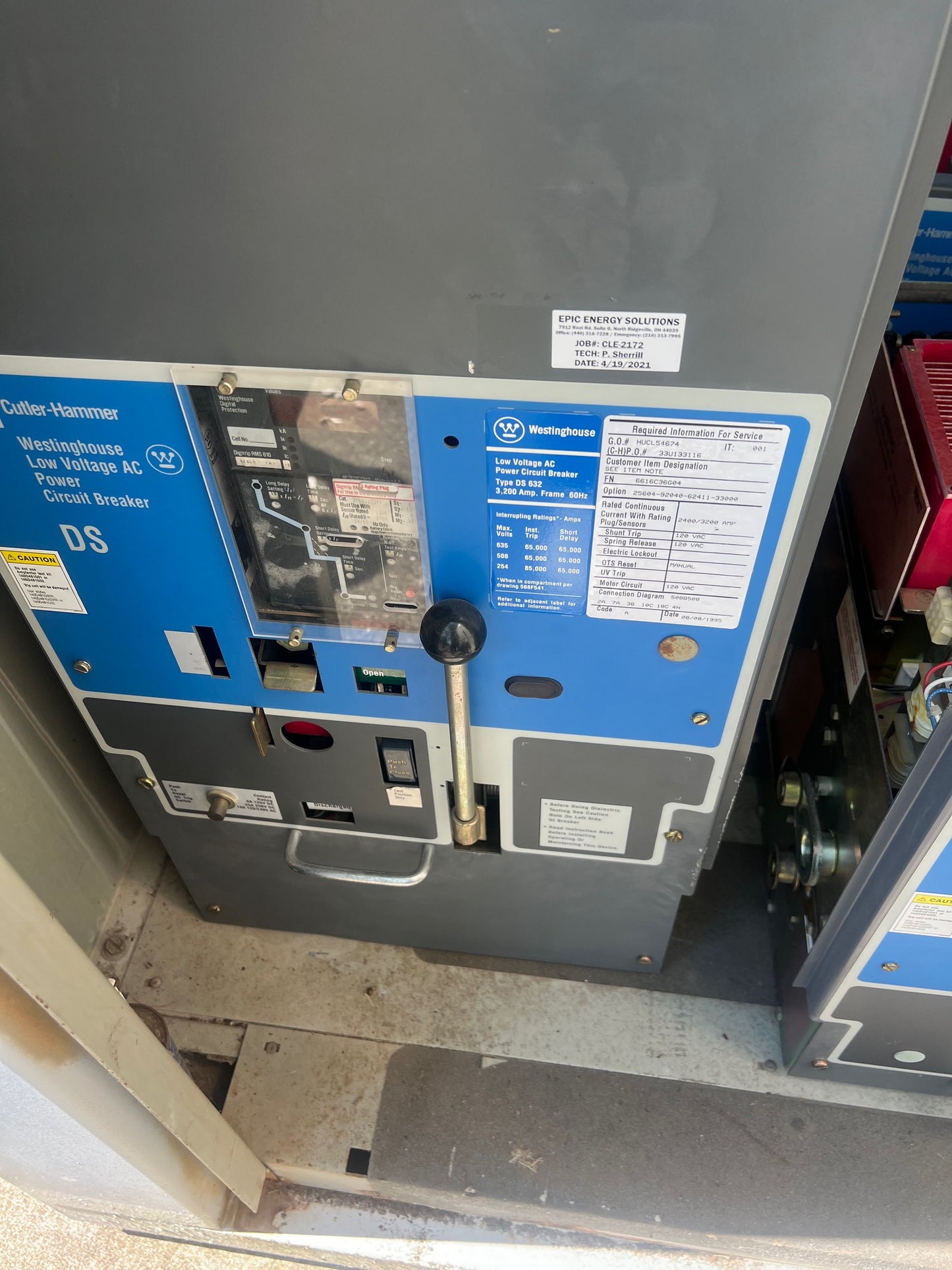 3200A Cutler Hammer DS Outdoor Switchgear(SKU: 113469)