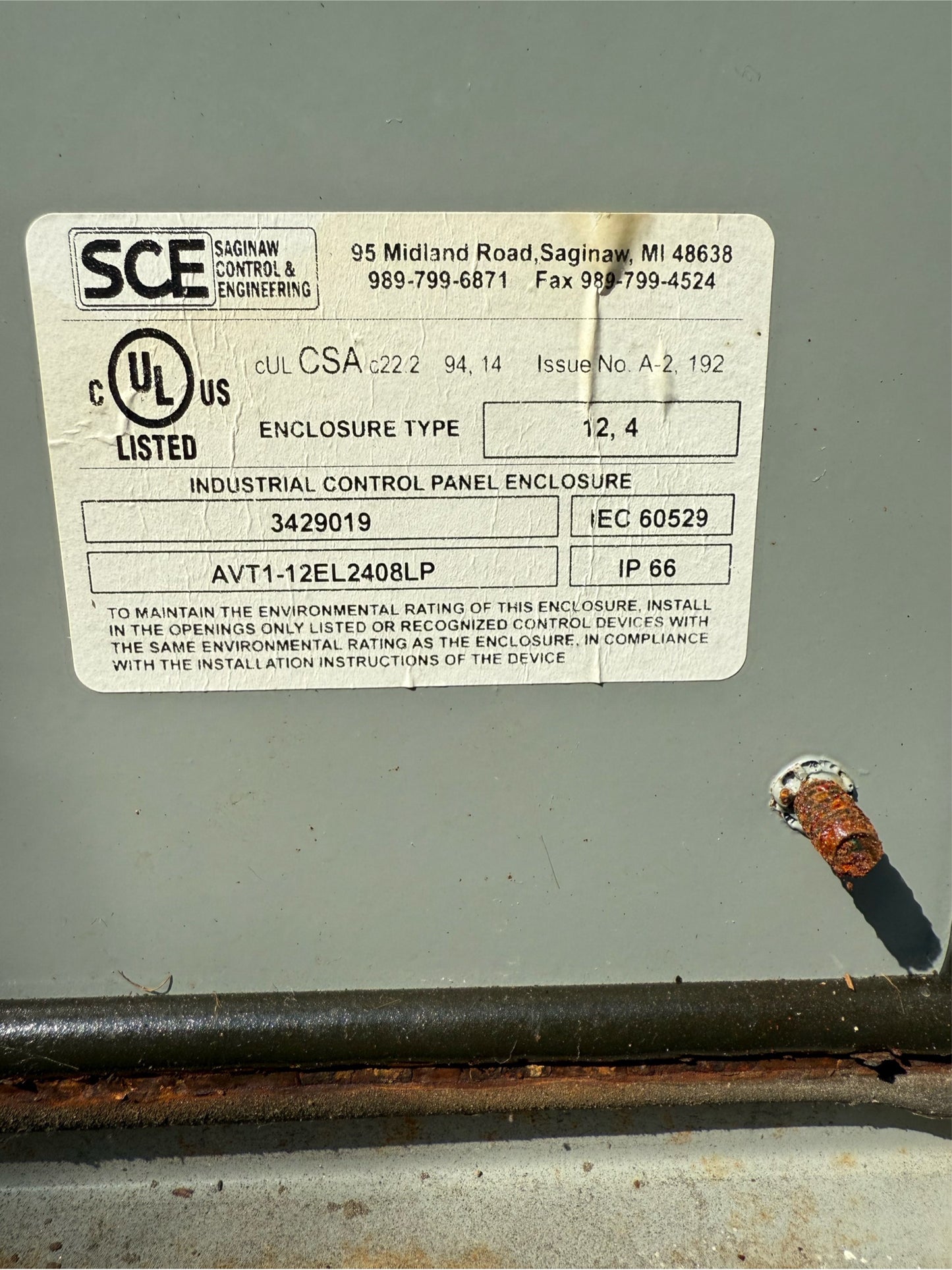 ASCO Avtron Load Bank 41000075HAB1A10X.R1B 75KW/480V/3PH/60Hz (SKU: 110395)
