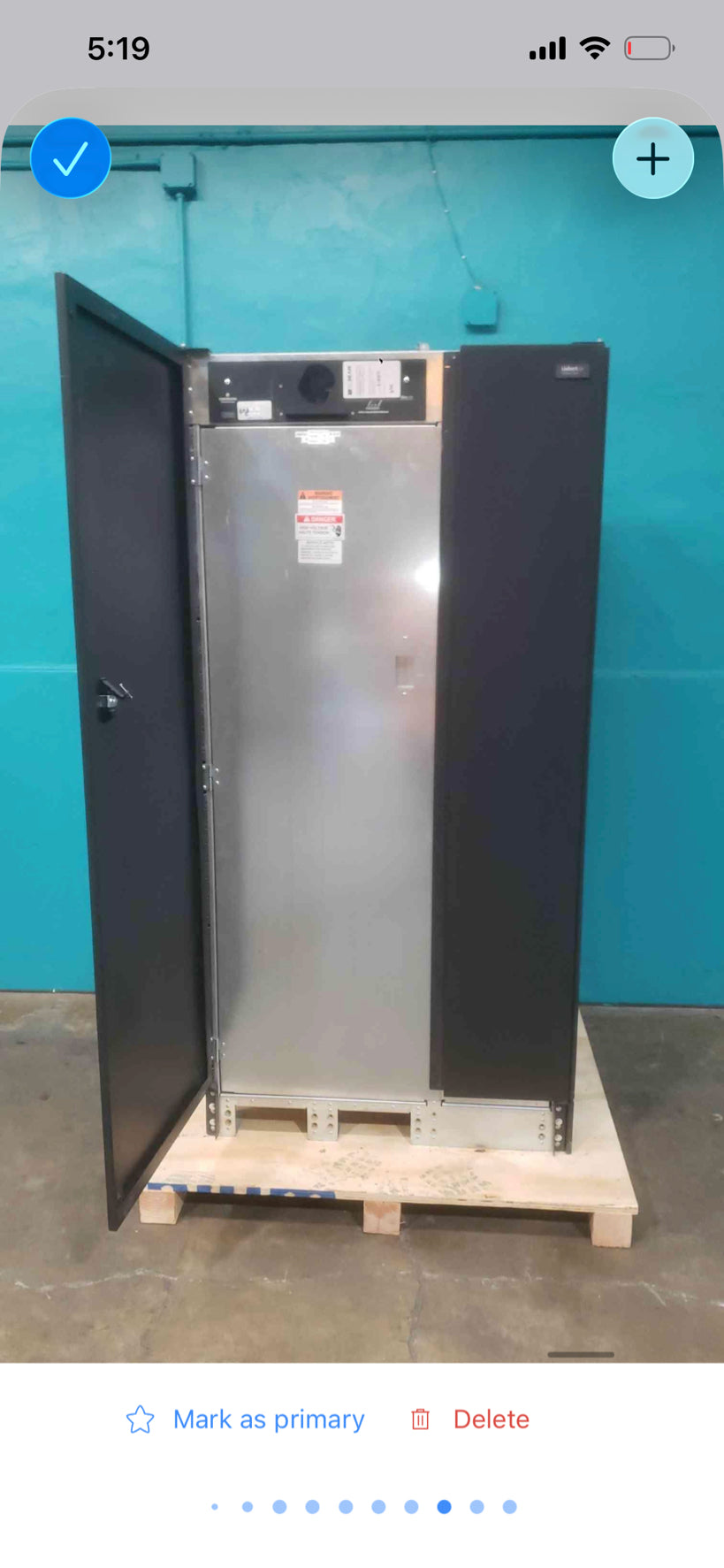 Liebert 384-576VDC Battery Cabinet/ Control Cabinet 38SA400AAAVA685 '15 (SKU: 112968)