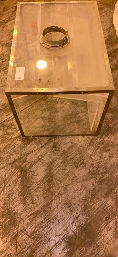 35x24x22 Plastic Plexiglass Exhaust Fume Hood Enclosure Steel Enforced (S6LLST2933)