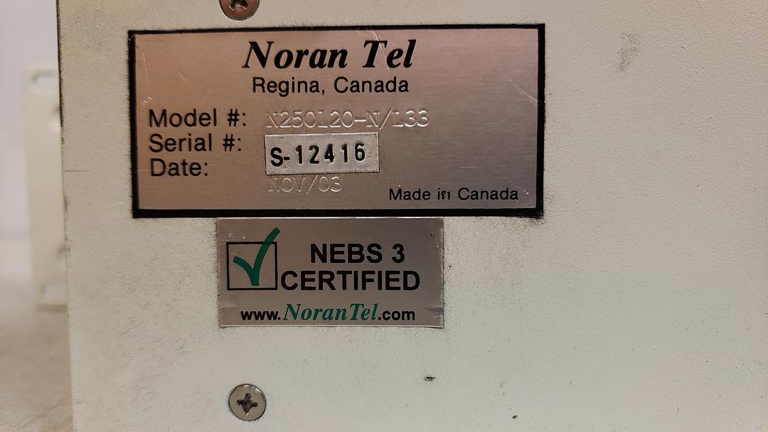 Noran Tel Fuse Panel N250120-N/133(S6LLST7909)