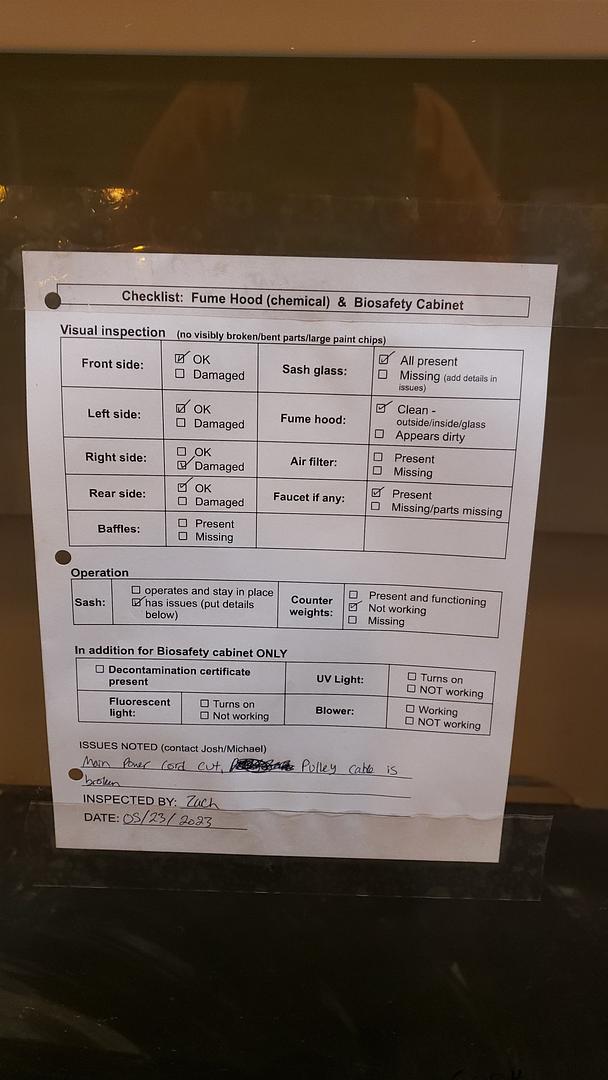 Kewaunee 4' Fume Hood & Base w/ Epoxy Counter Top(S6LLST12390)