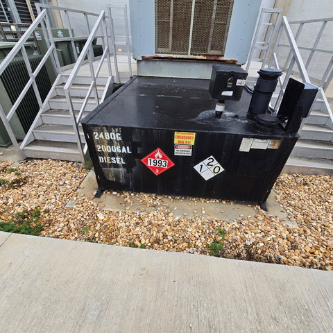 MTU 350kW Continuous Diesel Generator Marathon 433PSL7520 277/480V 2000 Gal Fuel Tank Enclosed