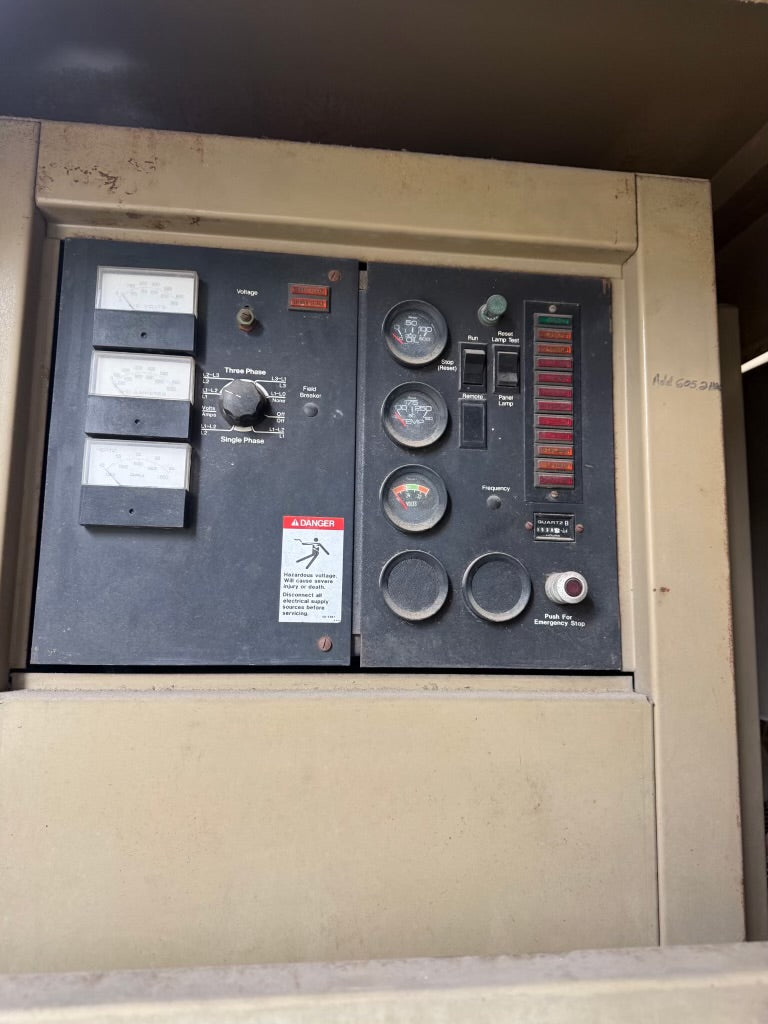 Cummins 275kW Diesel Generator NTA855 Engine Weather Enclosure Analog Control
