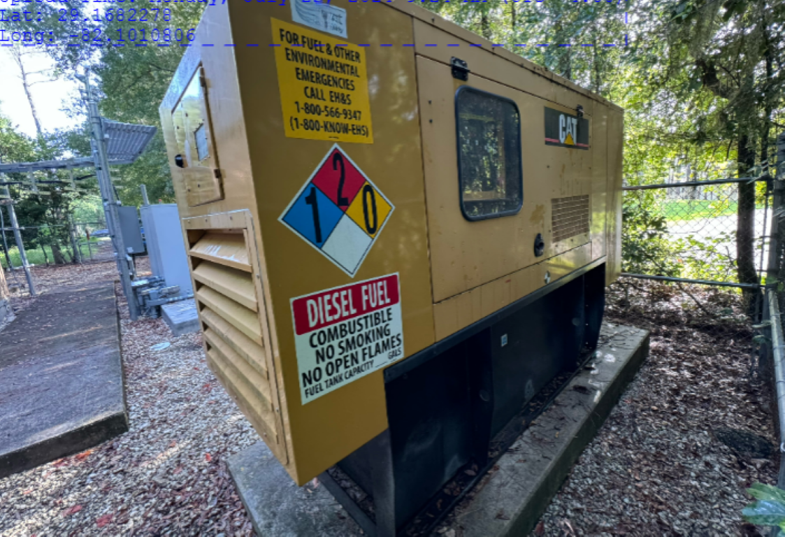 60KW Caterpiller Olympian D6j0-4S Diesel Generator '06 1ph 120/240