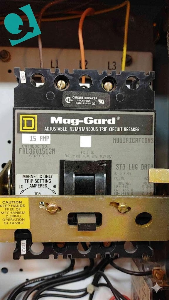 Square D Starter NEMA Size 1 Circuit Breaker 15A 1334067A(103401)