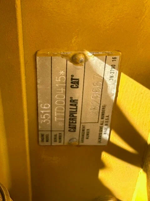 New Surplus Caterpillar 3516C 2100HP Tier 2 Diesel Marine Engine - DPC1015