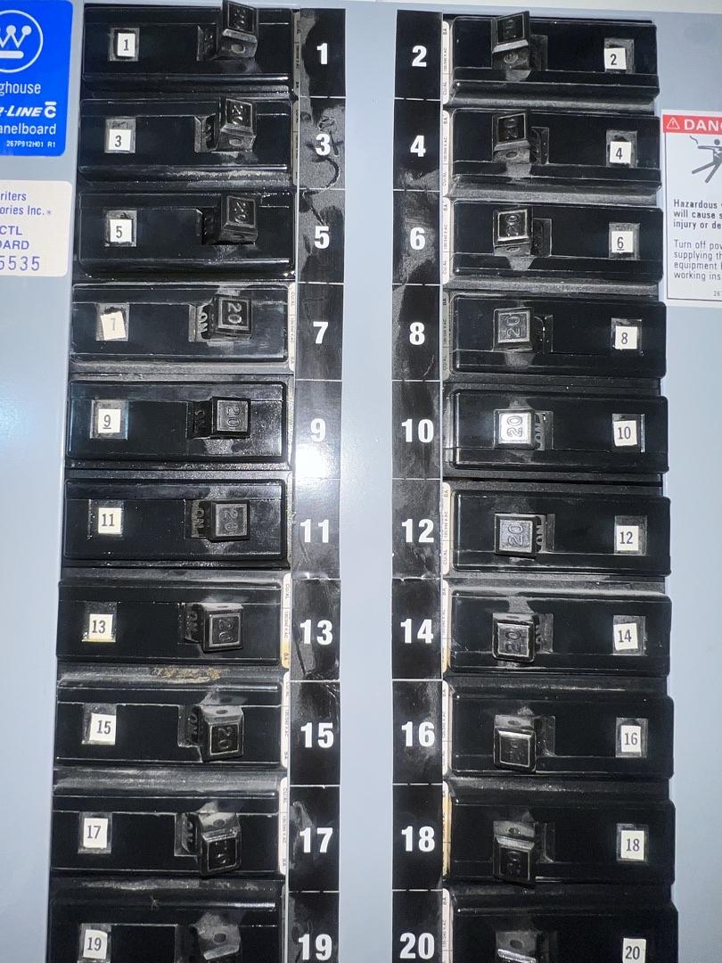 PRL1 208/120v 3PH 125A Panelboard 42 Circuit w/ Main(S6LLST13267)