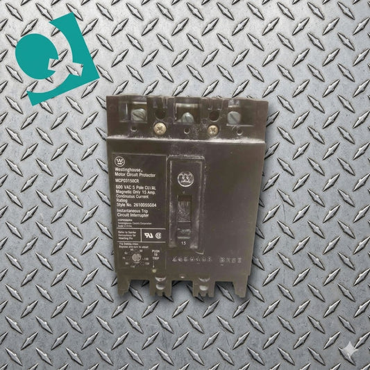 Westinghouse 15A 600VAC 3 Pole Breaker MCP03150CR (SKU: 110202)