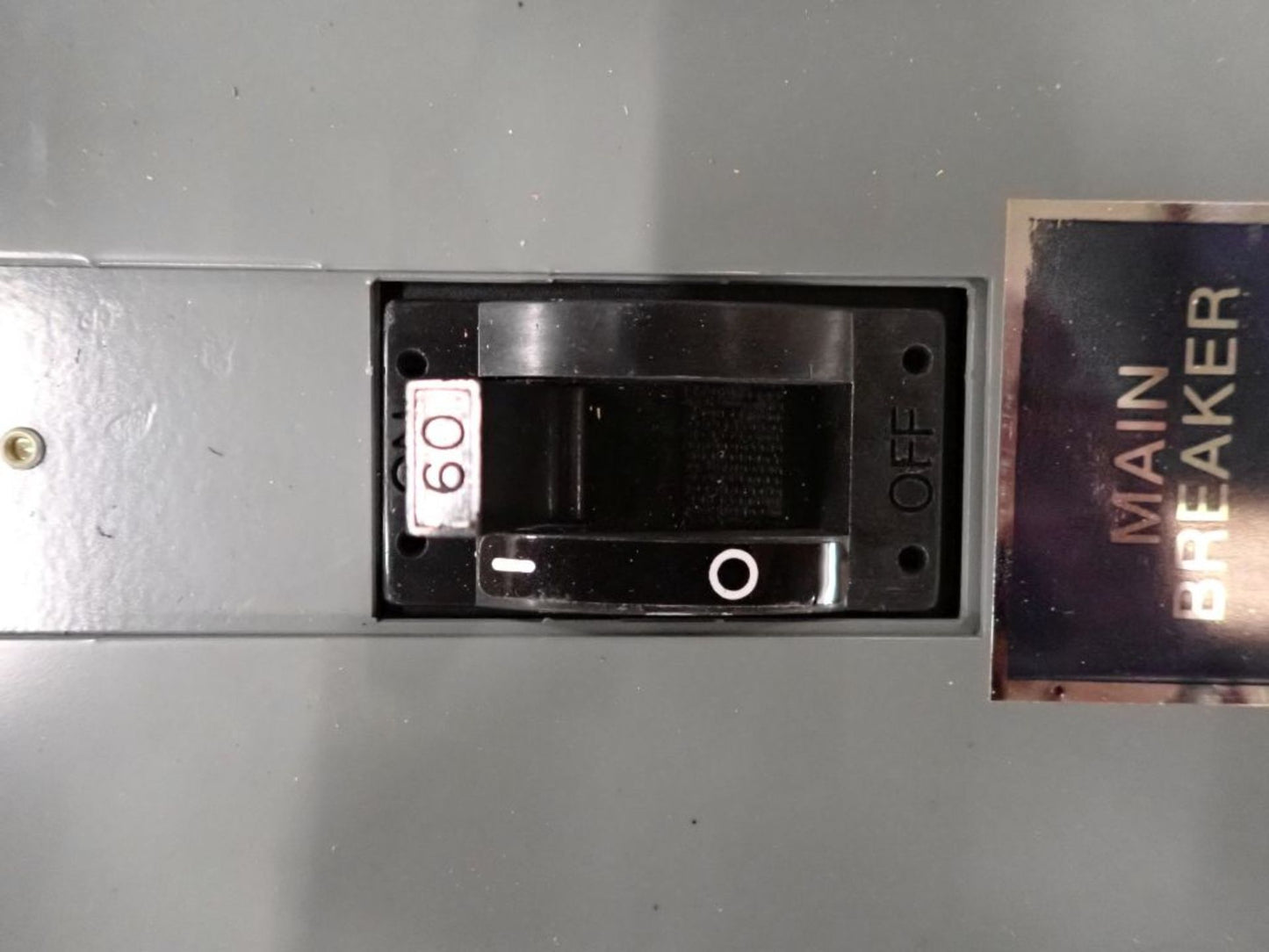 100A Square D NEHB 480Y/277V, 3PH, 4W Panelboard w/ Circuit Breakers & Main Breaker