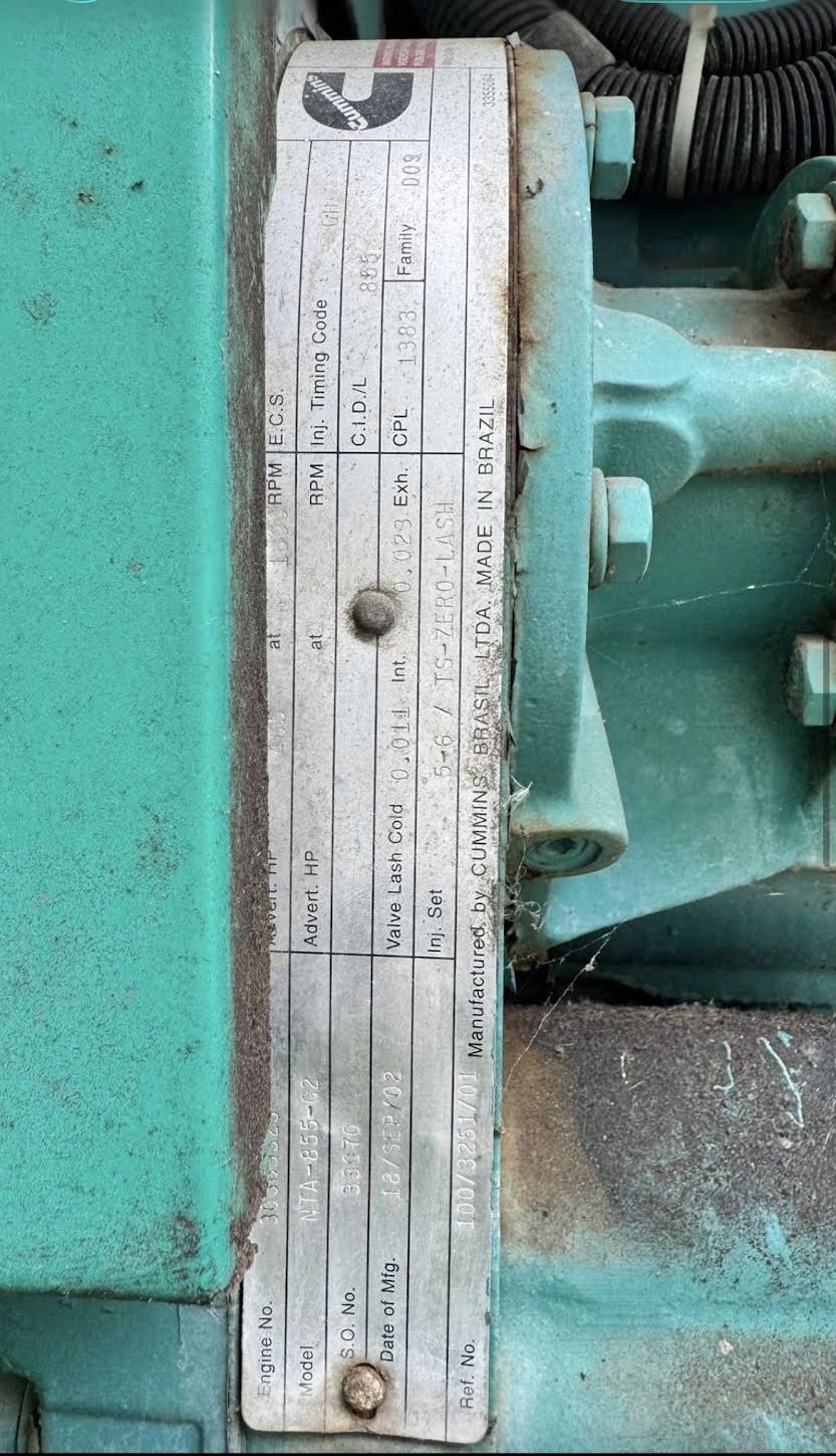 Cummins 300 kW Standby Diesel Generator Set DFCB 375 kVA 480V 3 Phase 1800 RPM