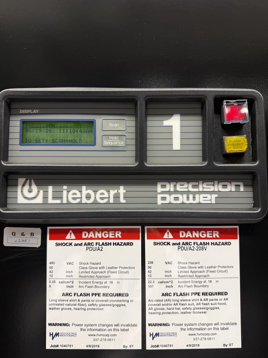 Liebert PPA150C Precision Power Distribution Unit 150KVA PDU 480V to 208Y/120V 3PH