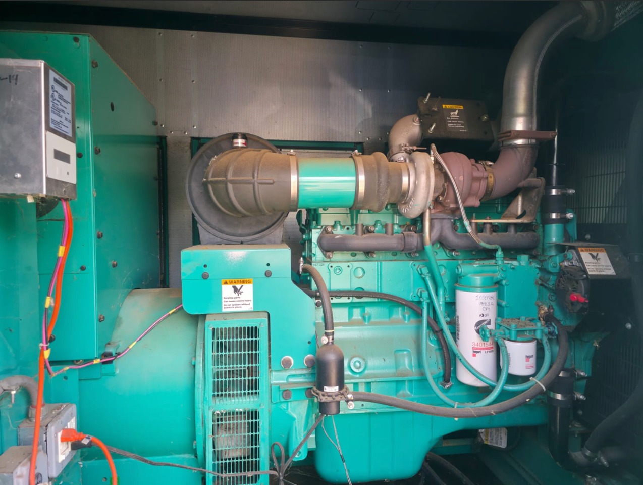 250KW Cummins Onan Diesel Generator 250DQDAA 1&3PH 188hrs '06