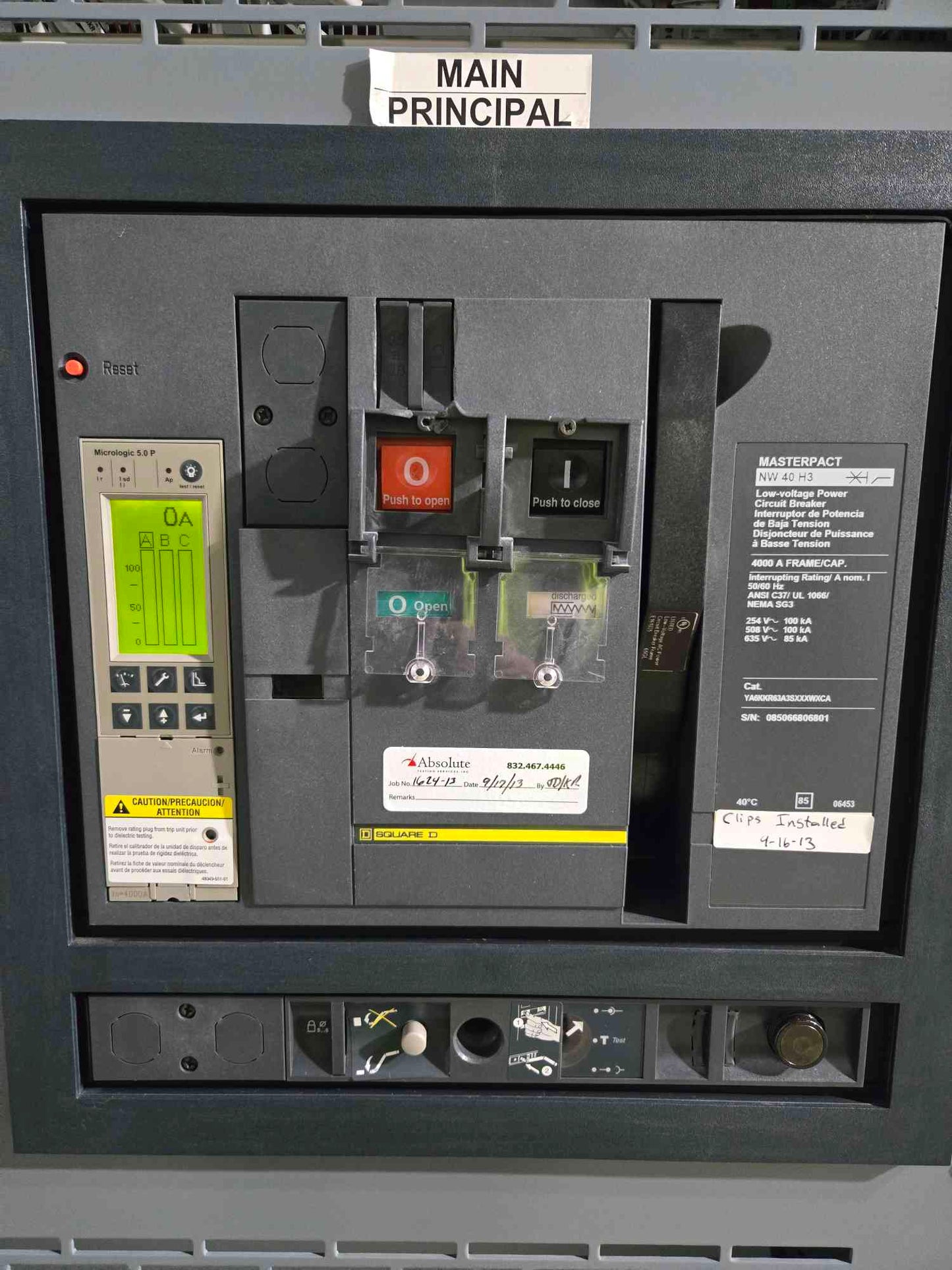 Square D Power-Zone 4 Entry Switchgear 7 Section 4000Amp NW40H3 MasterPact Breakers