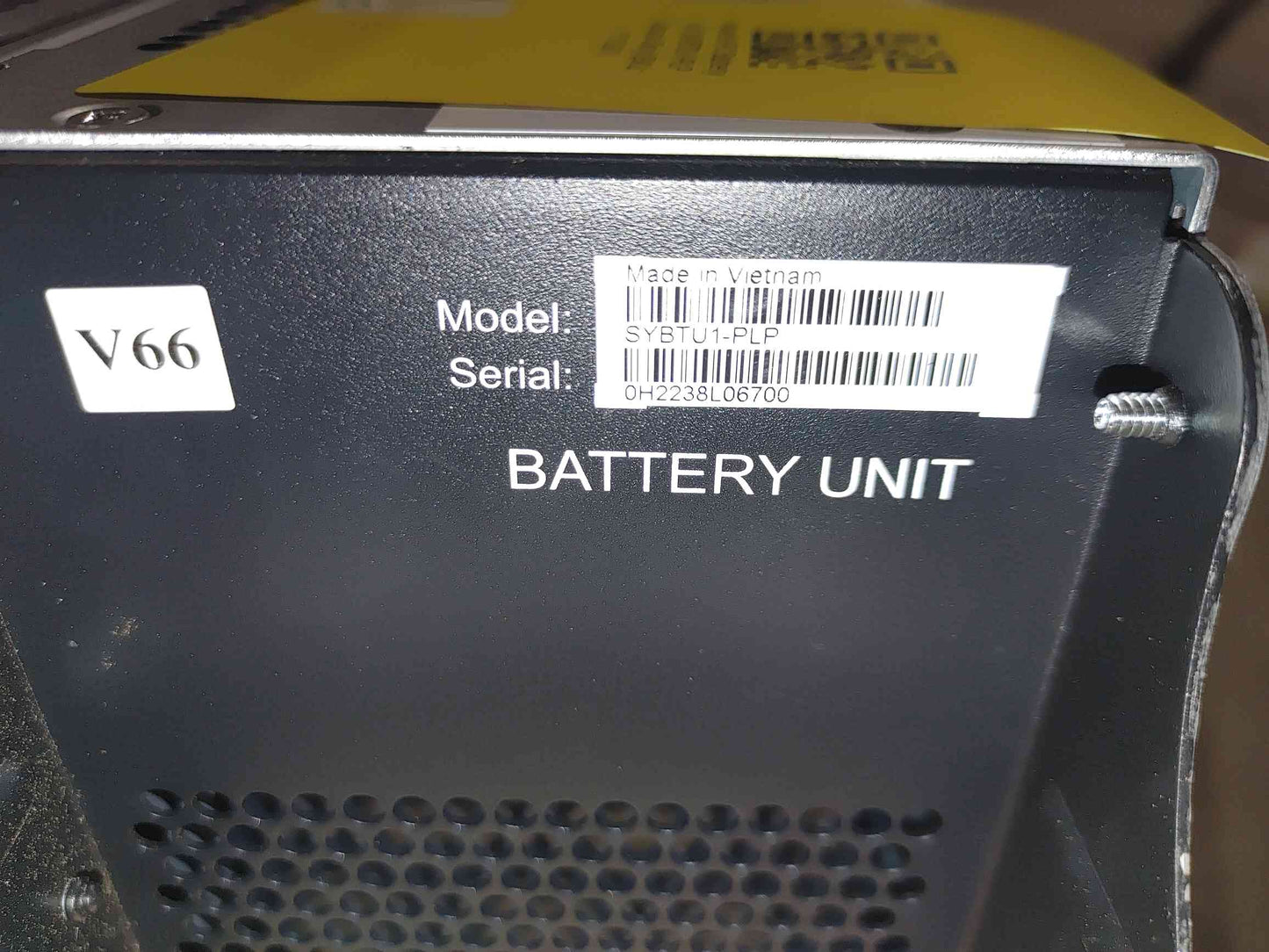 APC Battery Chassis SYBTU1-PLP Cartridge No Batteries (SKU: 112071)