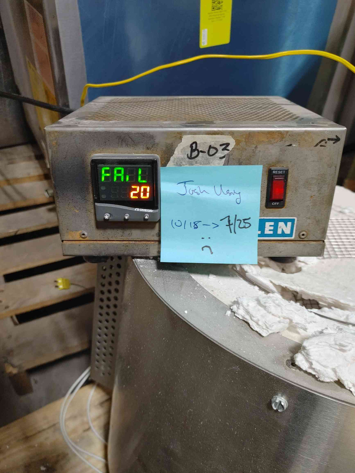 MELLEN 120V 5A High Temperature Industrial Furnace CVII08-8.25X8-1Z-120V (SKU: 112560)