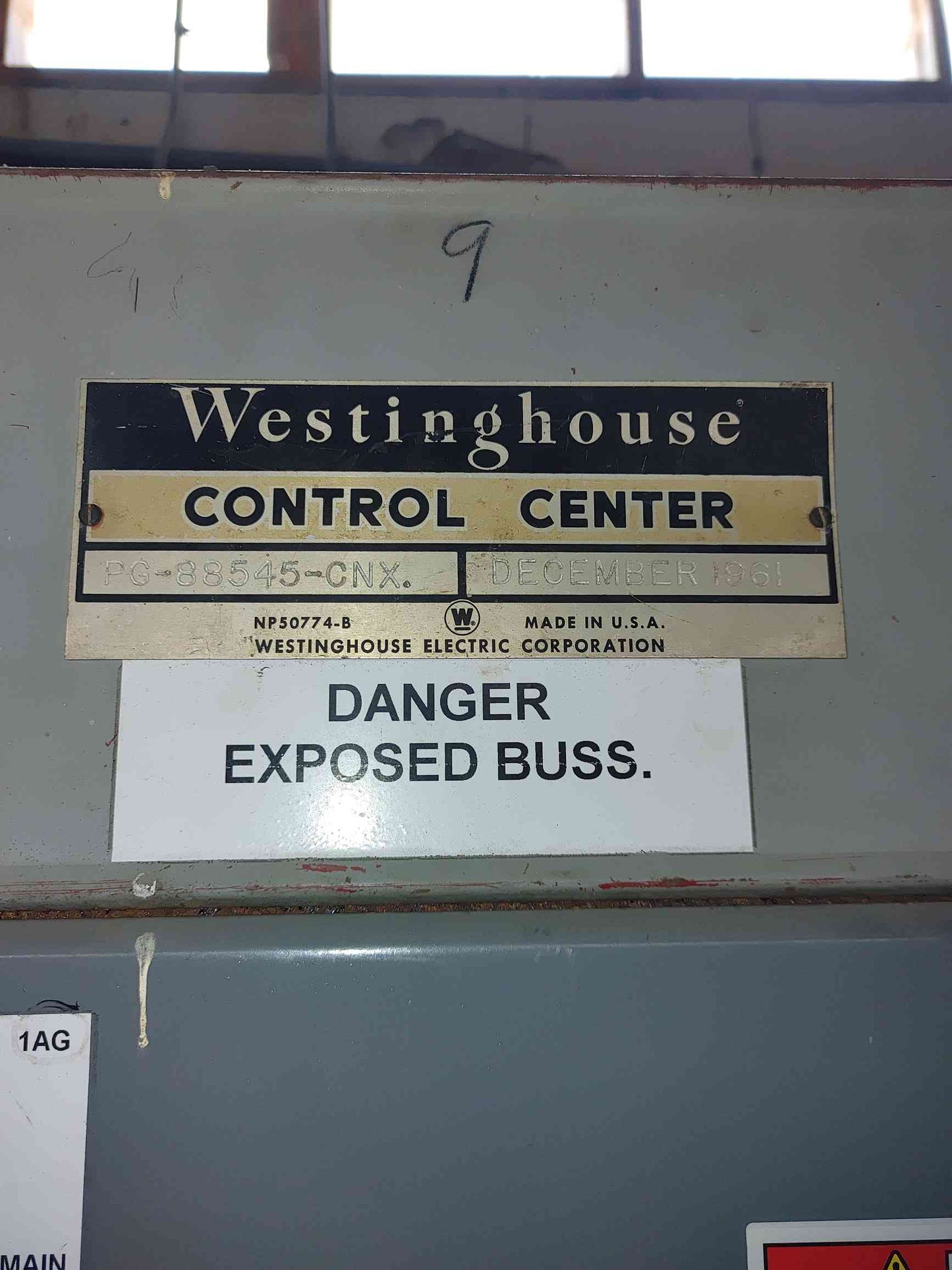 Westinghouse 11-300 MCC Starter Bucket Size 2 Cutler-Hammer 480V 3PH