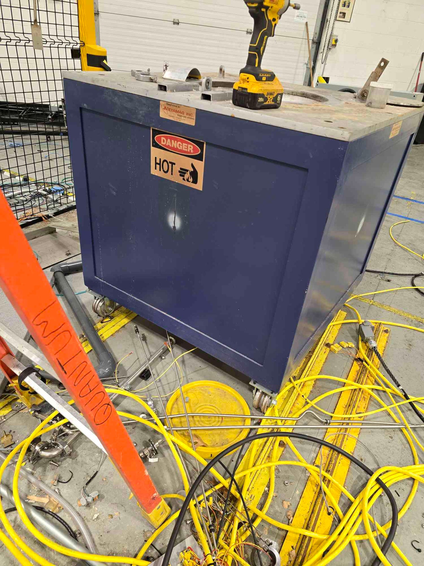 Metamag Inc. Magnesium Melting/Holding Furnace.