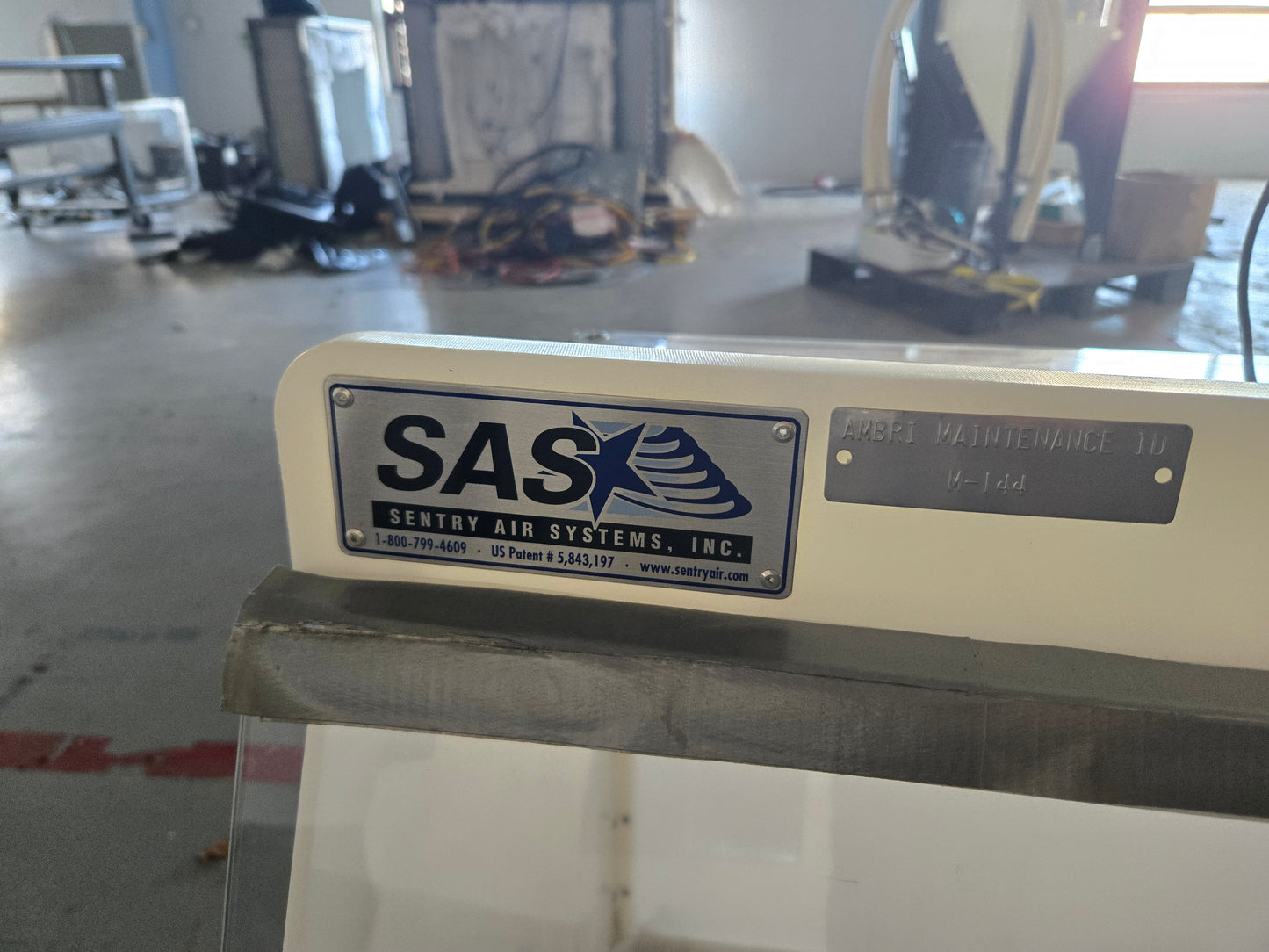 5' Sentry Air Systems Ductless Fume Hood