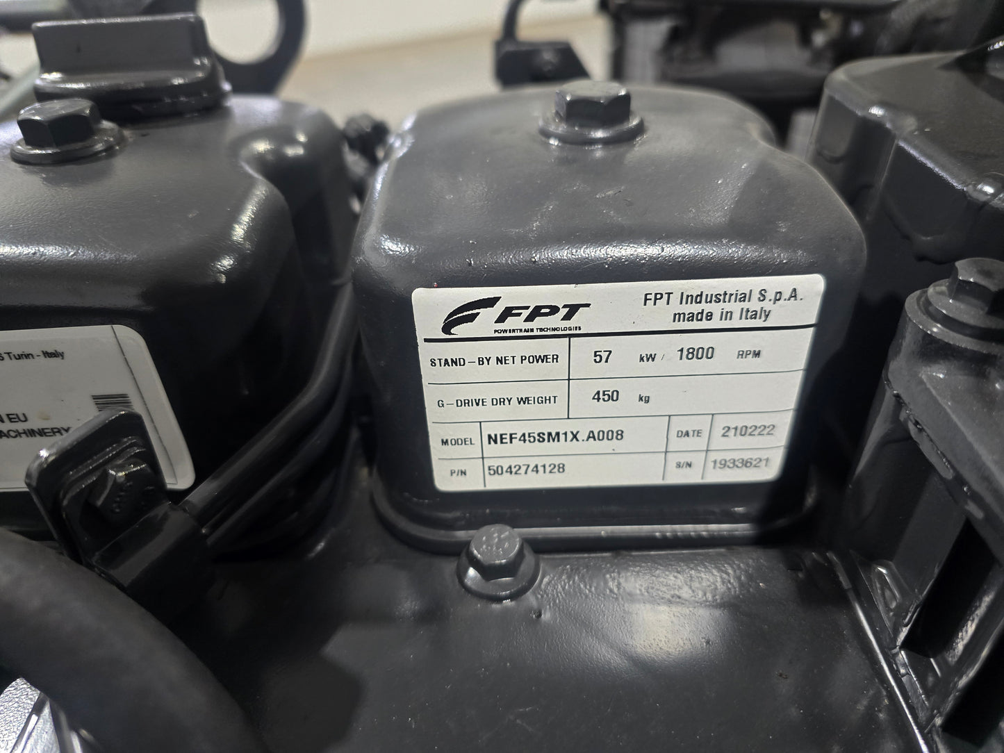 60KW NEW FPT Powered Open Skid Generator TIER 3