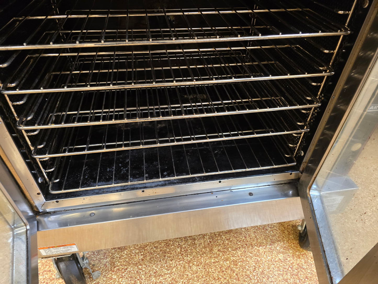 Hobart HEC20 Double Stack Electric Convection Oven - Stainless Steel - 208V/240V