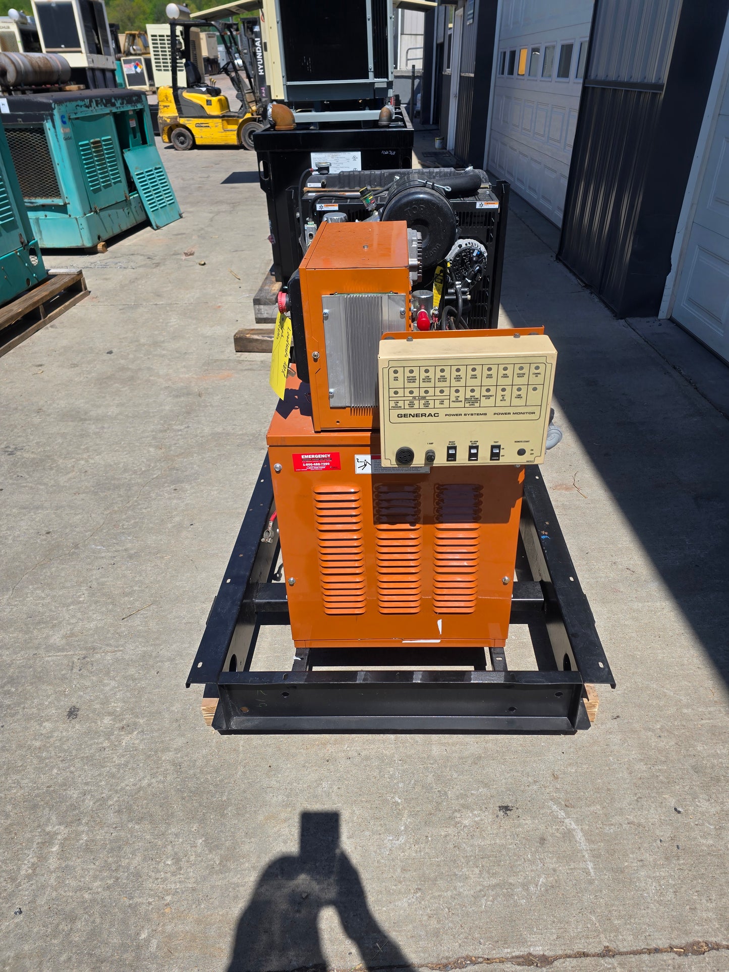 30kW Generac 4024 John Deere Diesel Generator '07 398hrs TESTED