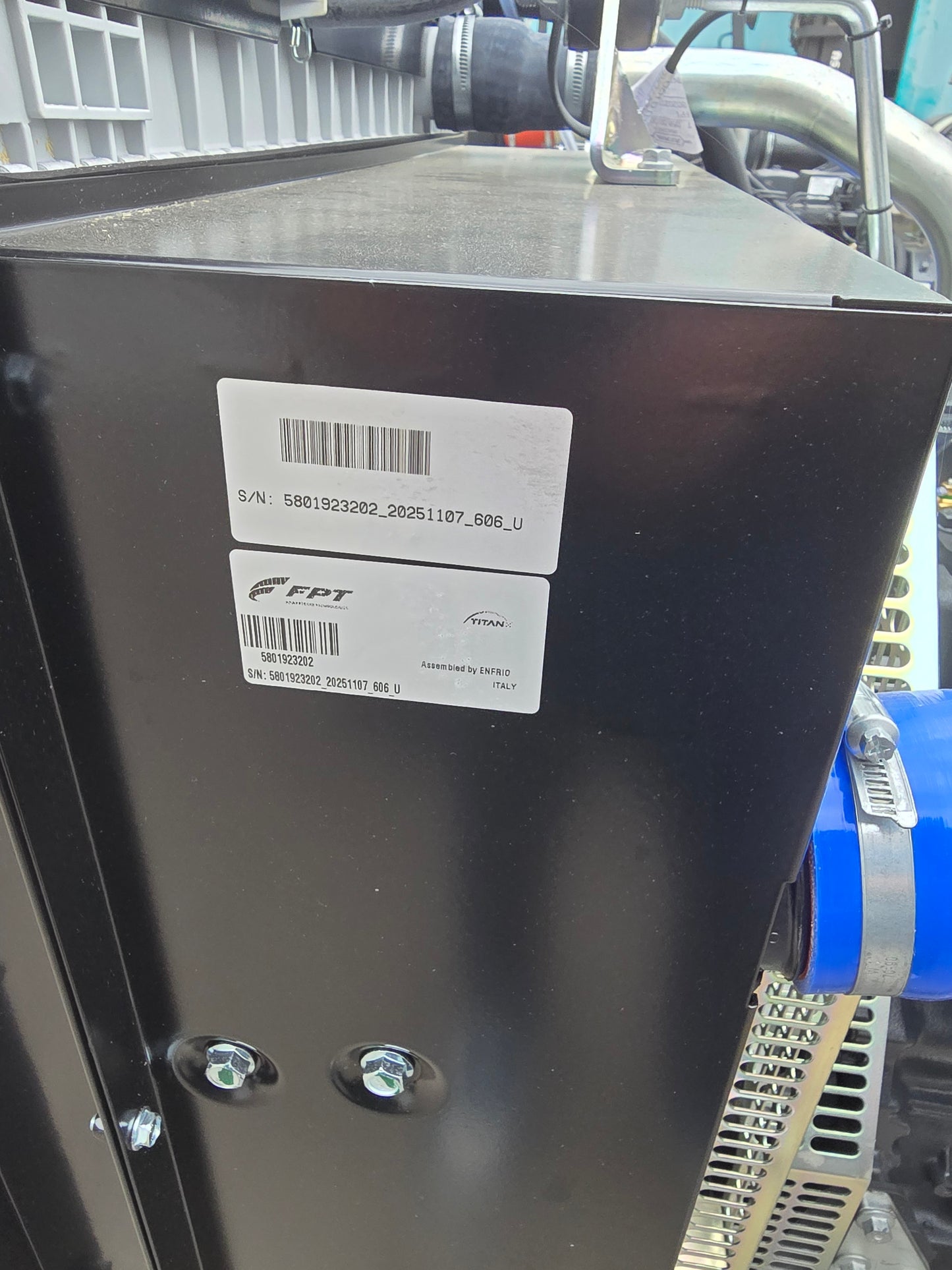 80KW NEW FPT Powered Open Skid Diesel Generator TIER 3
