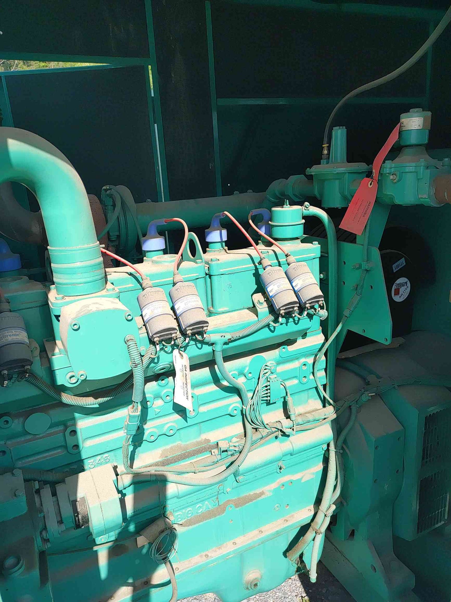 Cummins 215GFBB 215 kW Natural Gas Generator PowerCommand Enclosed 215kW