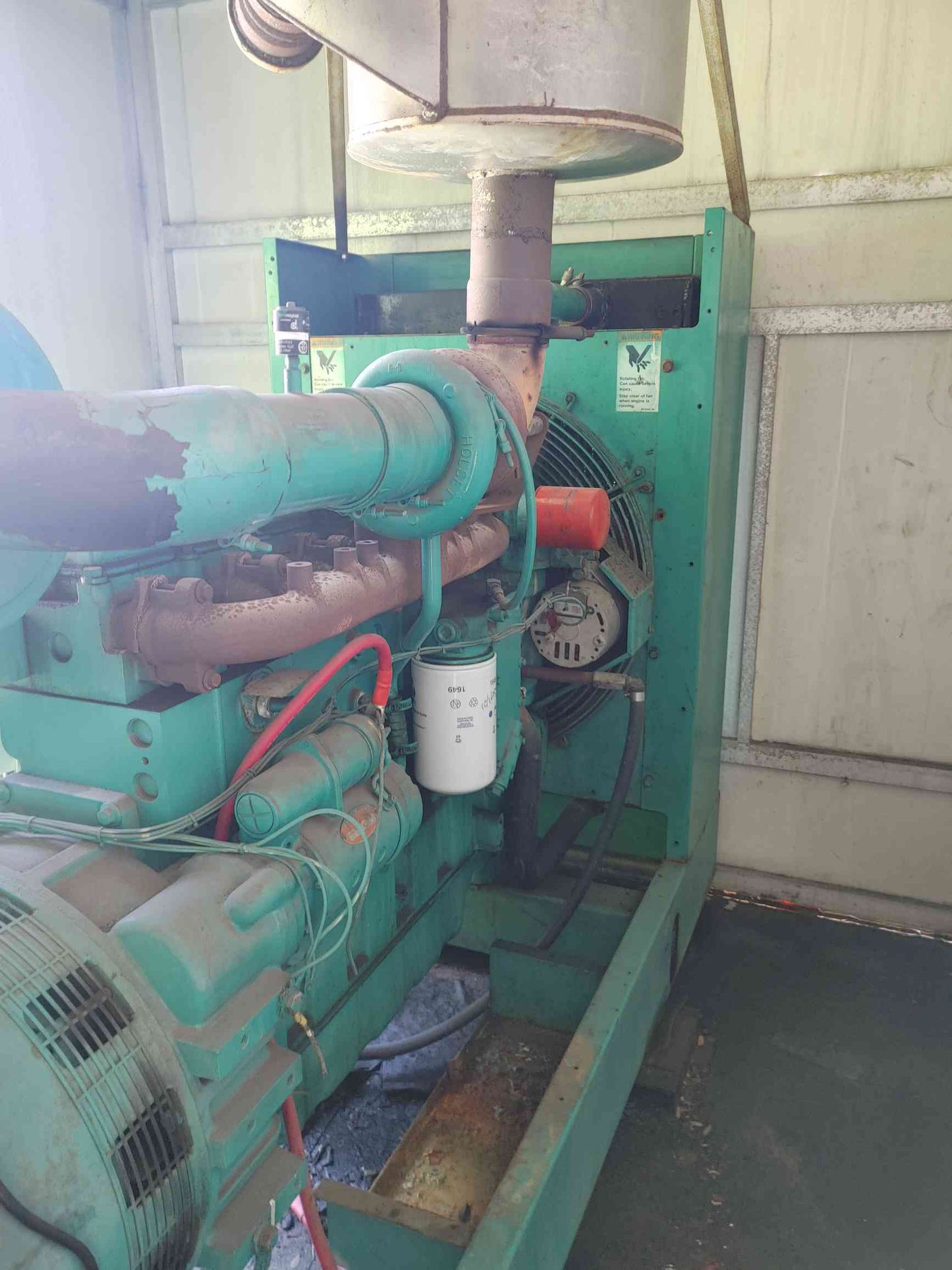 Cummins Onan 125 kW Diesel Generator 125DGEAL 3 Phase Single Standby Enclosure 1157.9Hrs TESTED(SKU: 114117)
