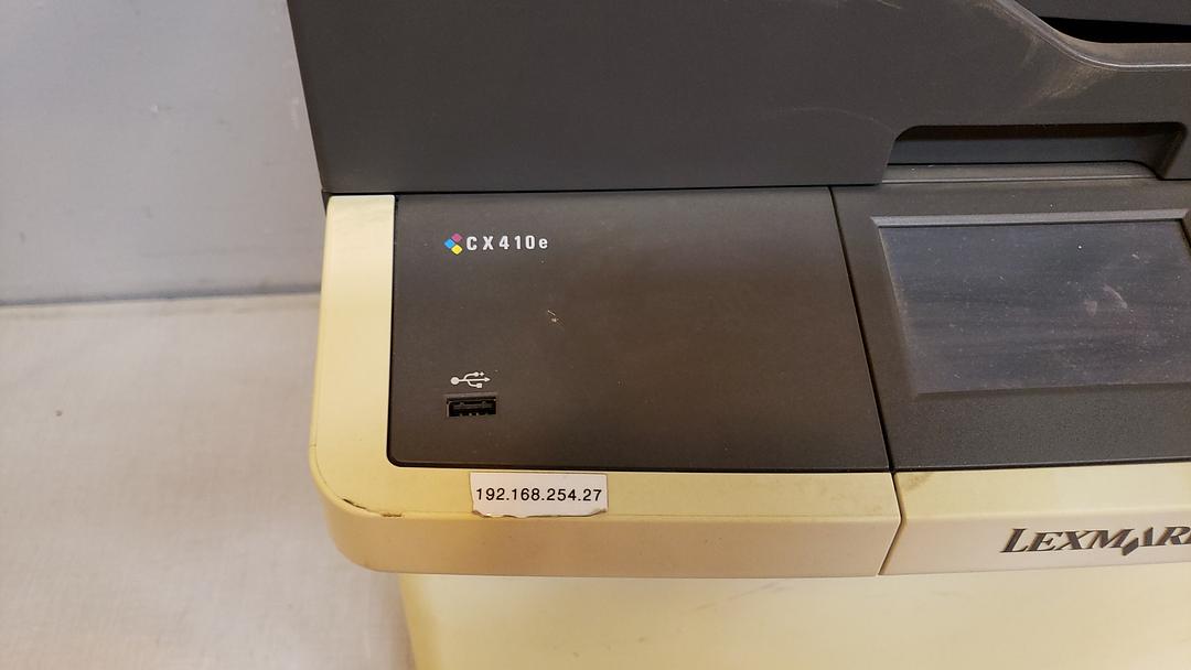 LexMark CX410e Laser Printer(S6LLST9525)