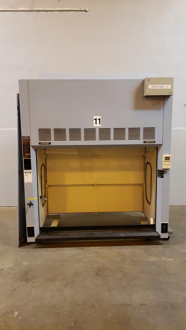 5' Fume Hood Fisher Hamilton Safeaire Bench & Flow Meter (S6LLST9492)