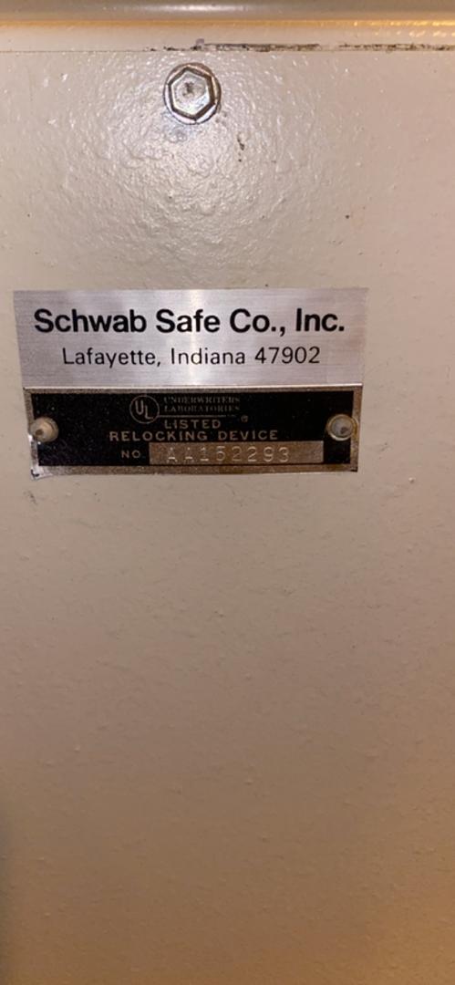 Schwab Fireguard Fireproof Small Cabinet Safe AS-IS
