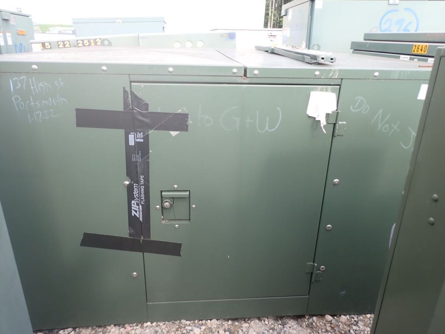 G&W 15KV Pad-Mount Switch Cat. PV142-378-12-9 15.5KV 600A (SKU: 110108)