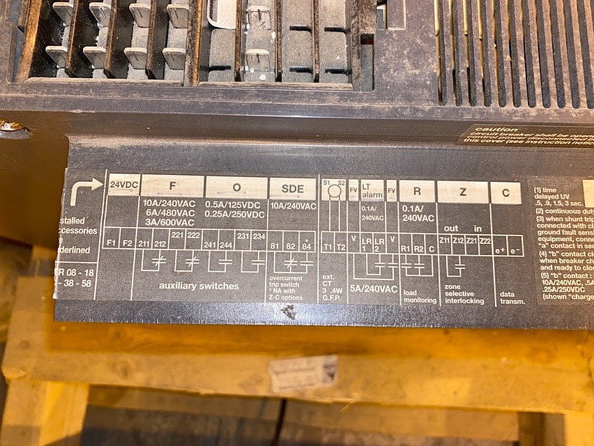 Square D Masterpact MP12H2 Insulated Case Circuit Breaker 1200A Frame STR58U