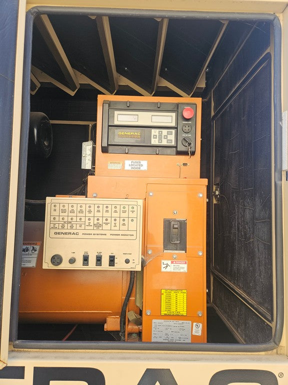 60kW Generac 0053674 500/250A 120/240V 1PH Diesel 355.8 Hrs. TESTED (SKU: 114039)