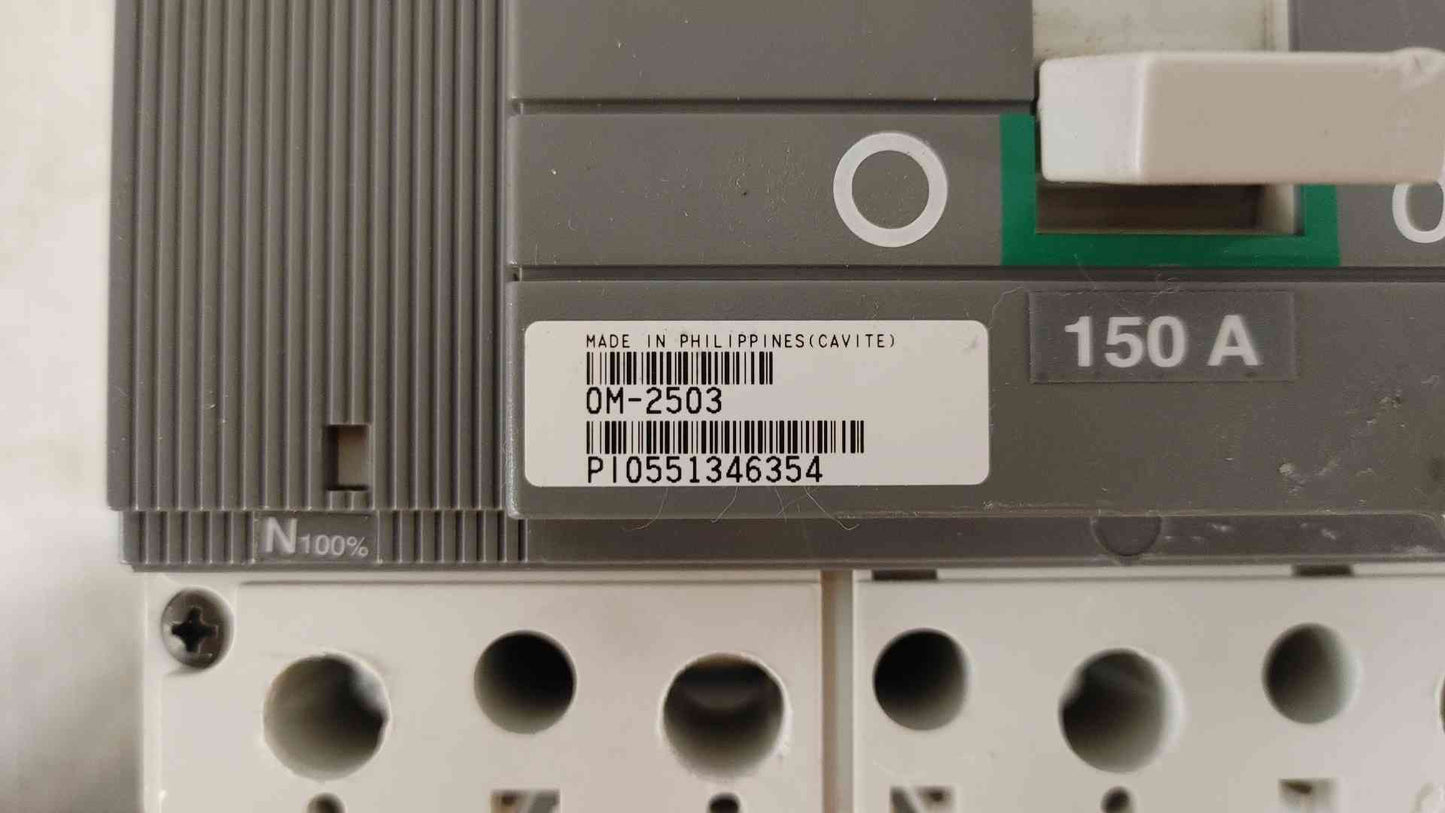 ABB Sace S3 150A 4 Pole Circuit Breaker 600VAC 600VDC 0M-2503(104744)