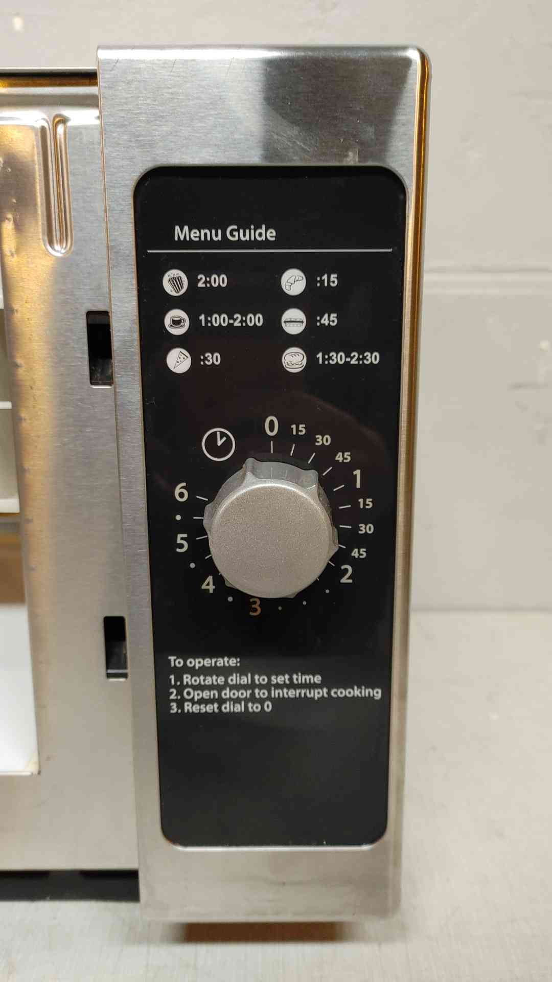 MenuMaster Commercial Microwave Oven 120VAC 1000W MCS10DS
