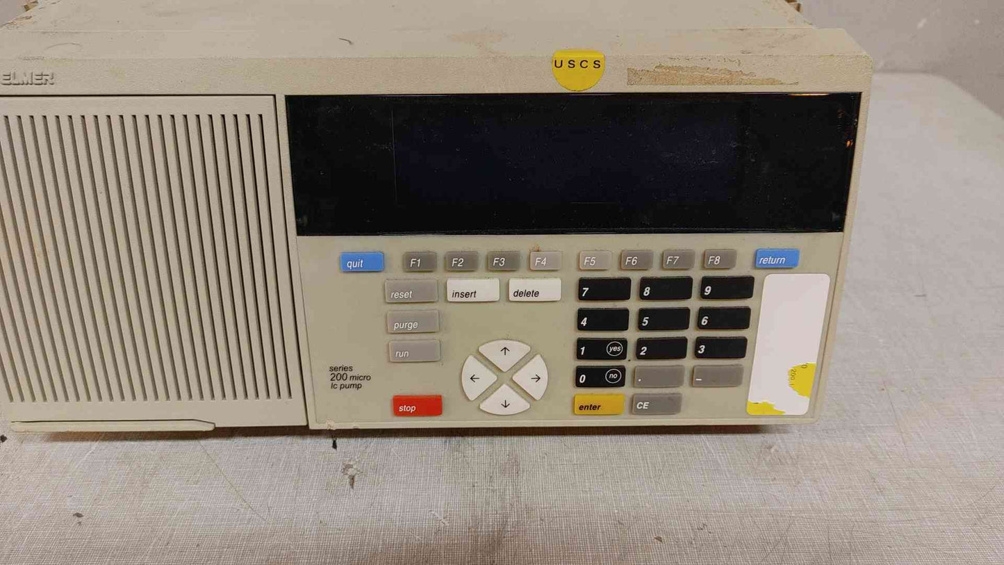 Perkin Elmer Series 200 LC Pump 120V 1.5A LR23329C (108035)