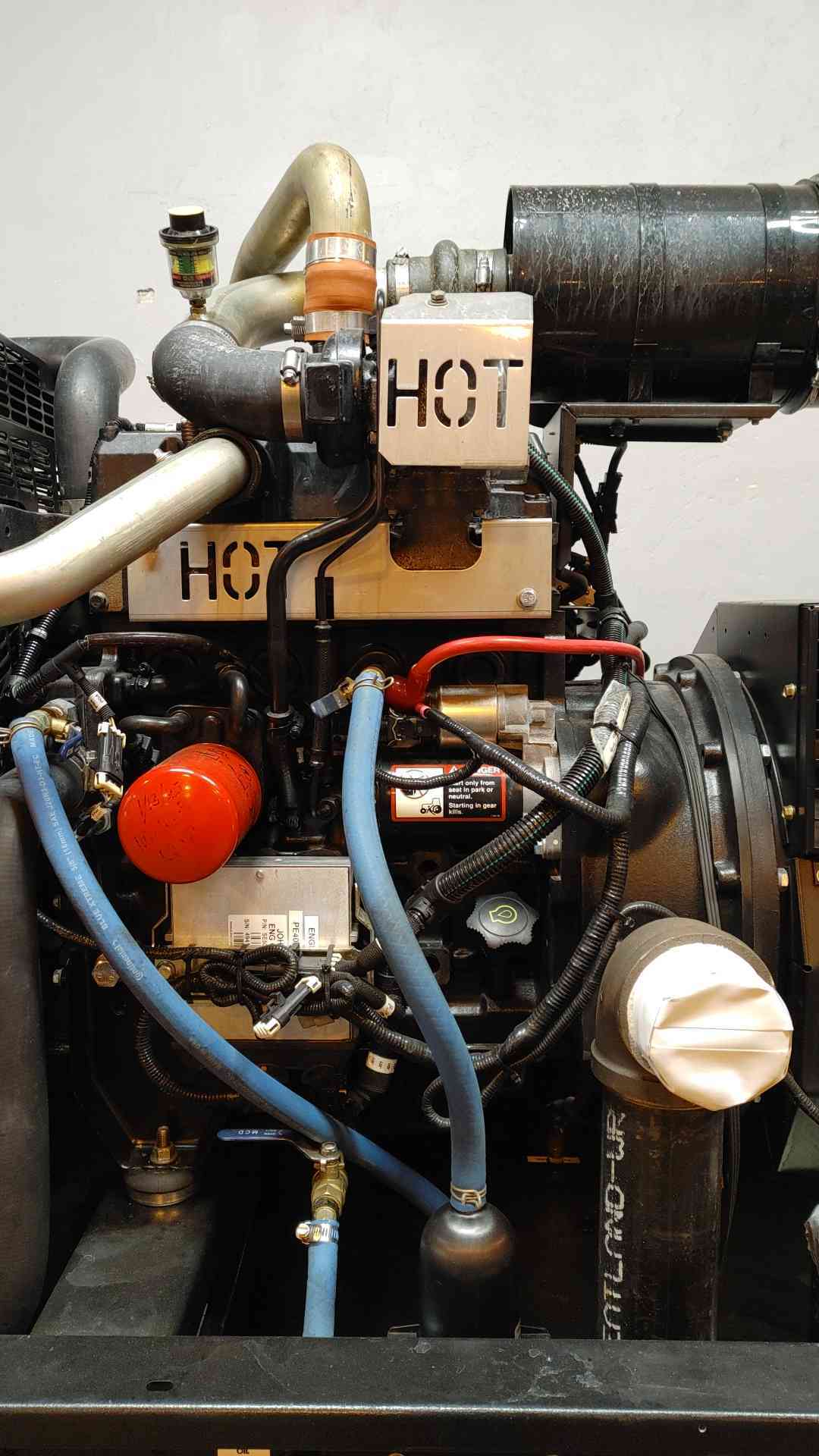 48KW 50KW Generac John Deere 4024 Diesel Generator 1PH 422Hrs '09 TESTED