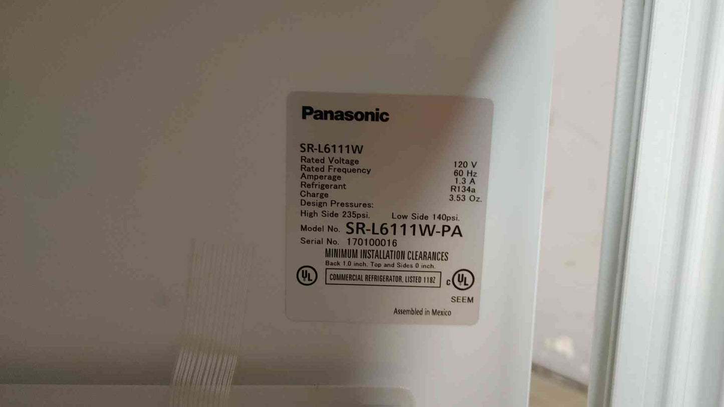 Panasonic SR-L6111W-PA Undercounter Lab Refrigerator