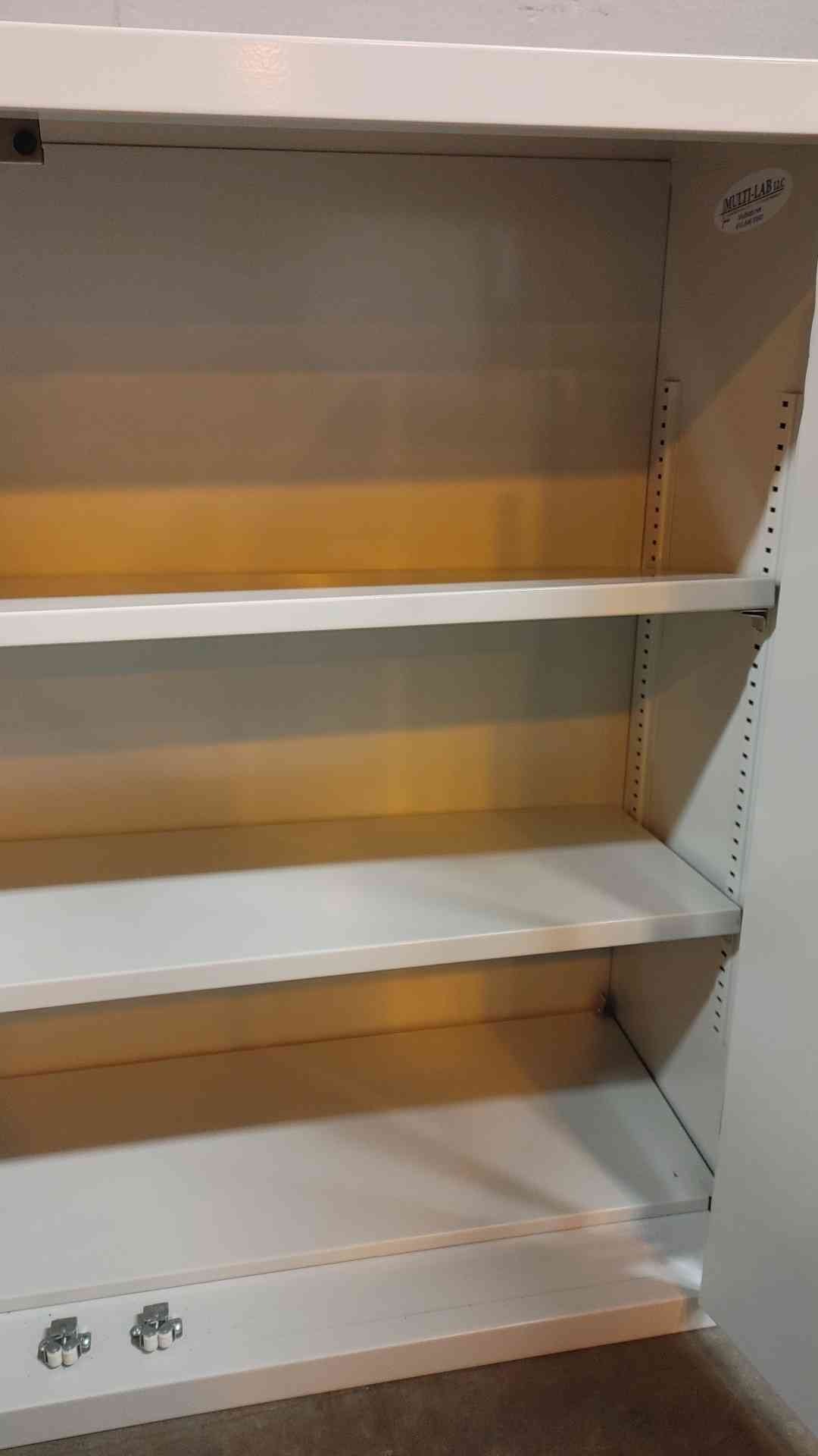 3' Duralab Solid Door Overhead White (SKU: 108301)