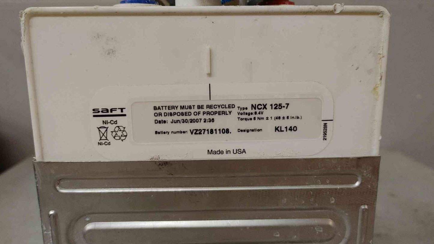 Saft Nickel Cadmium Battery 8.4V NCX 125-7 (108883)