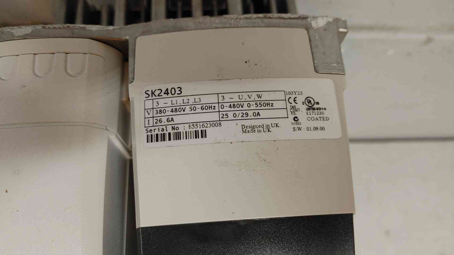 Emerson Commander SK 380-480V SK2403 VFD Inverter (108956)