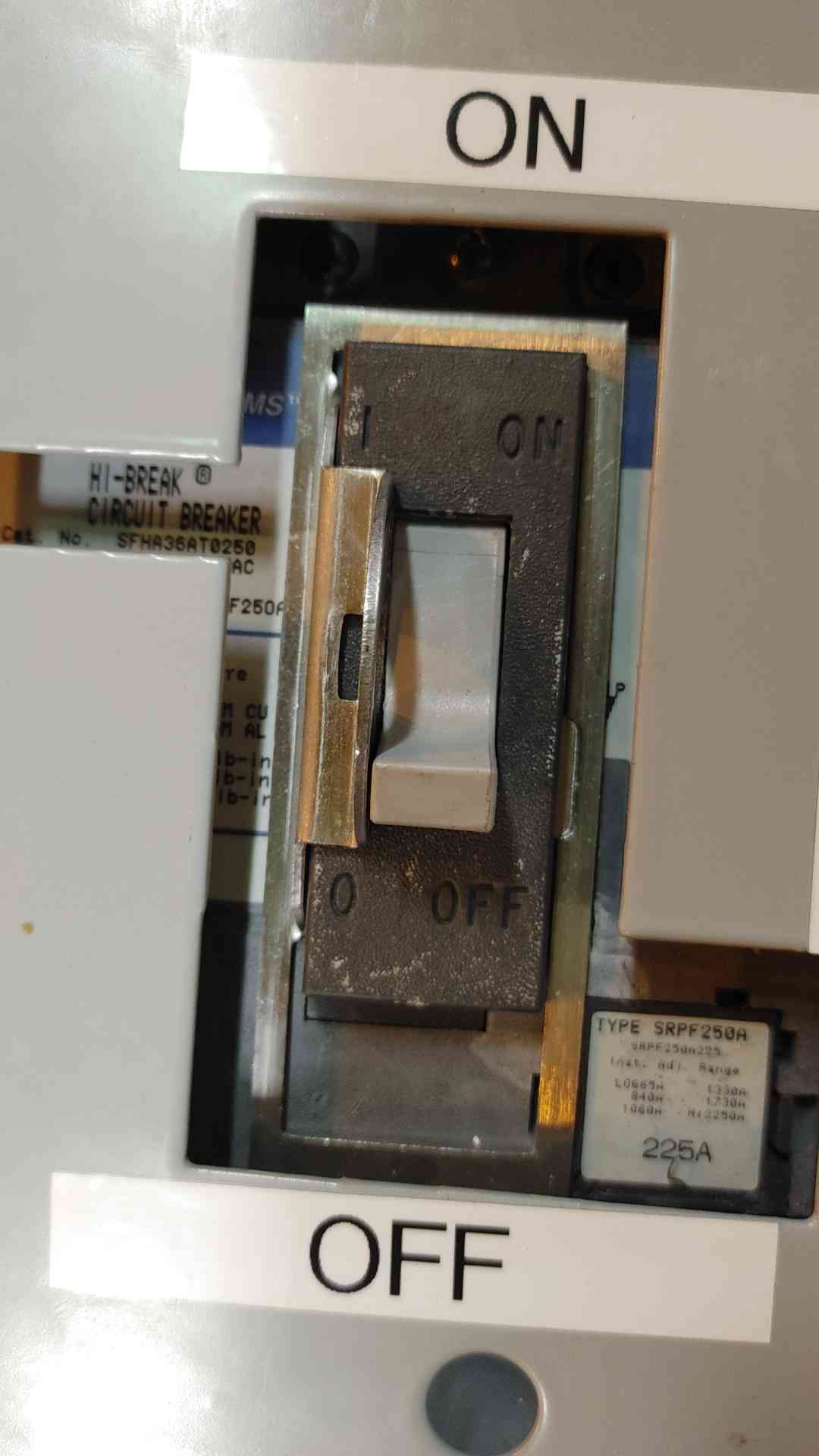 GE Spectra Series MBP Panelboard 250A 480V 3PH 3 Breaker Maintenance Bypass (108955)
