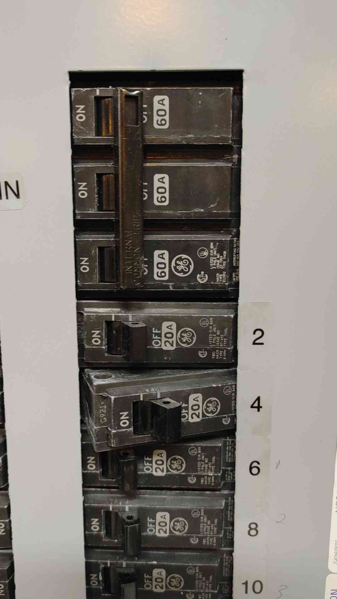 GE A Series Panelboard 125 Amp 208/120 Volt 3 Phase 4 Wire with Main (108977)